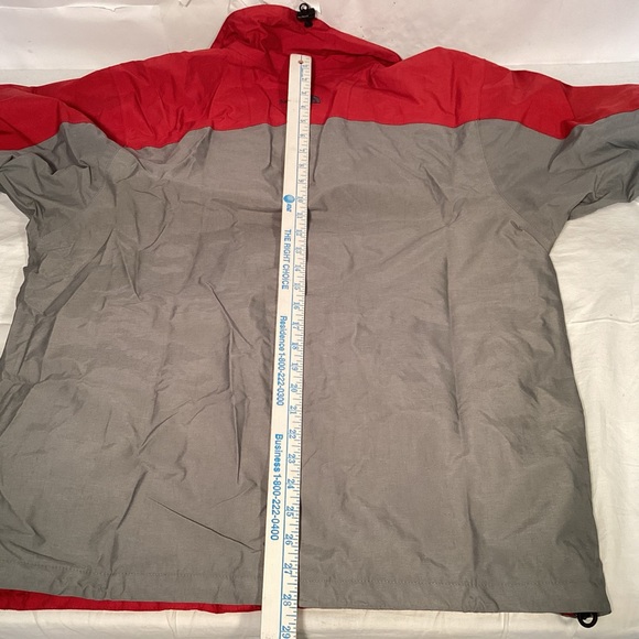 Men’s The North Face HyVent Jacket Mens size medium Red & Gray - Picture 15 of 16